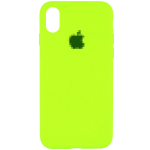Чохол Silicone Case на iPhone XR FULL (№66 Neon Green)