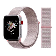 Ремінець на Apple Watch Nylon Loop нейлоновий (42mm, 44mm, 45mm, 46mm, 49mm Rose Pink)