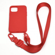 Чохол STRAP COLOR CASE for iPhone (iPhone 12 | 12 Pro, Red), Червоний