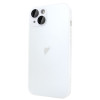 Чохол скляний матовий AG Glass Case with MagSafe для iPhone 13 із захистом камери White