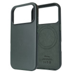 Чохол Leather Case PU with MagSafe (iPhone 17 Pro Max, Fir Green)
