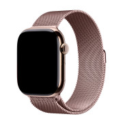 Металічний ремінець для Apple Watch (42mm, 44mm, 45mm, 46mm, 49mm) Milanese Loop, Pink