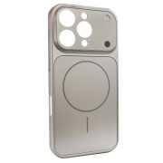 Чохол Nofelet AG Glass Case with MagSafe (iPhone 16 Pro Max, Titanium)