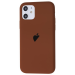 Чохол Silicone Case iPhone 11 FULL (№65 Brown chocolate)