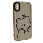 Чохол Paws Case – iPhone XS Max (Bear Hug - Brown)