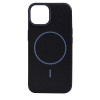 Grain Silicone MagSafe Case (iPhone 12/12 Pro, Black)