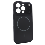 Чохол Nofelet AG Glass Case with MagSafe (iPhone 16 Pro, Black)