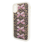 Чохол для iPhone X/XS – Pretty Things "Leopard & Bows – White"