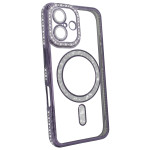 Чохол Diamond Shining Case with MagSafe (iPhone 17, Deep Purple)
