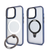 Чохол Matt Guard MagSafe Ring на iPhone 14 Pro Max з підставкою Midnight Blue