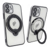 Чохол для iPhone 11 Clear Shining Holder with MagSafe Black