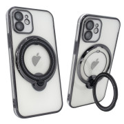 Чохол для iPhone 11 Clear Shining Holder with MagSafe Black