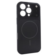 Чохол Nofelet AG Glass Case with MagSafe (iPhone 16 Pro, Black)
