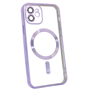 Чохол Shining with MagSafe на iPhone 11 із захисними лінзами на камеру Purple