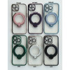 Чохол для iPhone 12 Clear Shining Holder with MagSafe Deep Purple
