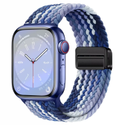 Ремінець Braided Nylon Magnetic Band (42/44/45/46/49mm – Gradient : Blue)
