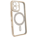 Чохол Diamond Shining Case with MagSafe (iPhone 17, Gold)