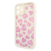Чохол для iPhone 11 – Pretty Things "Pink Hearts – White"
