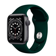 Силіконовий ремінець Silicone Sport Band (38mm, 40mm, 41mm, [42mm Series 10/11], №49 Forest Green, S)