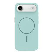 Чохол для iPhone 17 Air : Silicone Slim MagSafe – Cyan Green