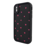 Чохол для iPhone X/XS – Pretty Things "Little Hearts – Black"