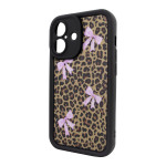 Чохол для iPhone 16 – Pretty Things "Leopard & Bows – Black"