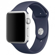 Силіконовий ремінець Silicone Sport Band (42mm, 44mm, 45mm, 46mm, 49mm №8 Midnighte Blue, S)