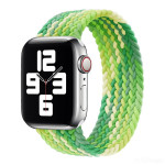 Монобраслет на Apple Watch Braided Solo Loop (Rainbow Mint-Green, 38mm, 40mm, 41mm, [42mm Series 10/11], M)