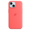 Чохол для iPhone 15 : Silicone Case MagSafe Original – Guava