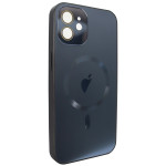 Чохол для iPhone 12 - AG Titanium Case with MagSafe із захистом камери матовий Black Чохол для iPhone 12 - AG Titanium Case with MagSafe із захистом камери матовий Black