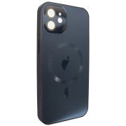 Чохол для iPhone 12 - AG Titanium Case with MagSafe із захистом камери матовий Black