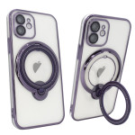 Чохол для iPhone 12 Clear Shining Holder with MagSafe Deep Purple