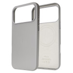 Чохол Leather Case PU with MagSafe (iPhone 17 Pro Max, Light Gray)