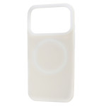 Neon Silicone Case MagSafe (iPhone 17 Pro – Antique White)