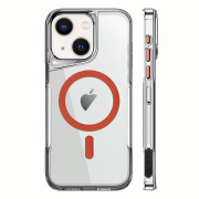 Чохол для iPhone 14 NewZone Сlear Case with MagSafe - Orange