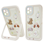 Чохол Paws Case + Stand – iPhone 11 (Fluffy Dogs – Cream)