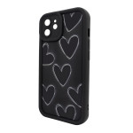Чохол для iPhone 12 – Pretty Things "Black Hearts – Black