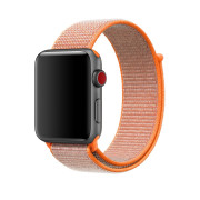 Ремінець для Apple Watch Nylon Loop нейлоновий (42mm, 44mm, 45mm, 46mm, 49mm, Spicy Orange)