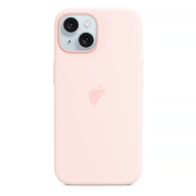 Чохол для iPhone 15 : Silicone Case MagSafe Original – Light Pink