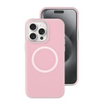 Neon Silicone Case MagSafe (iPhone 15 Pro Max – Light Pink)