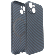 Чохол для iPhone 13 PC Carbon with MagSafe Navy Blue