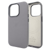 Чохол для iPhone 15 Pro Max Leather Case PU with MagSafe, Gray-Black