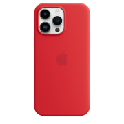 Чохол для iPhone 14 Pro Max : Silicone Case MagSafe Original – RED