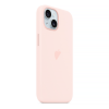 Чохол для iPhone 15 : Silicone Case MagSafe Original – Light Pink