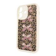 Чохол для iPhone 16 – Pretty Things "Leopard & Bows – White"
