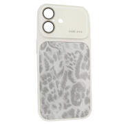 Чохол AITO PU-Leather Leopard Case – (iPhone 17, White)