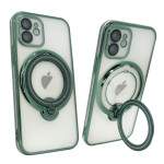 Чохол для iPhone 11 Clear Shining Holder with MagSafe Green