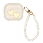 Чохол для AirPods 1/2 — Charmed Collection "Cream Hearts"