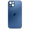 Чохол скляний матовий AG Glass Case для iPhone 14 Plus із захистом камери Blue