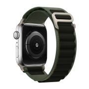 Ремінець Alpine Loop на Apple Watch 42mm | 44mm | 45mm | 46mm | 49mm Green-Black